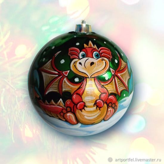 Елочный шар с символом года 2023. Шар с символом года 2024. Ёлочная игрушка "зодиак". Ёлочная игрушка «символ года». Дракон на новогоднем шаре.