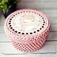 Вязаная корзинка, с крышкой. Корзины. Knitted basket. Ярмарка Мастеров.  Фото №10