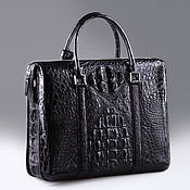 Сумки и аксессуары handmade. Livemaster - original item Crocodile Genuine Leather Folder Bag IMA0778B1. Handmade.