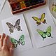  Butterflies watercolor work collectible. Pictures. vettochka. My Livemaster. Фото №4