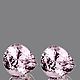 Морганит натуральный 2,61Ct 8мм 2шт. VVS Бразилия, Минералы, Москва,  Фото №1