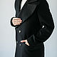 Мужское пальто Поло Капоне (черный). Верхняя одежда мужская. Ателье-мастерская ГОРД. Ярмарка Мастеров.  Фото №4