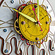 Часы настенные Автоматон 1456 Утекающее время WOODANDROOT. Часы классические. WOODANDROOT. Ярмарка Мастеров.  Фото №6