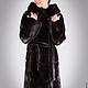 Mink coat, Scanblack in a Transverse Layout. Fur Coats. Muar Furs. Online shopping on My Livemaster.  Фото №2