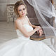 Фата с прозрачной лентой. Фаты. Romantic Wedding. Ярмарка Мастеров.  Фото №4