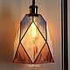 лампа лофт, светильник лот, геометрическая лампа loft, лампа тиффани, светильник тиффани, витражный светильник, glass flowers, loft, lamp tiffany, geometric lamp