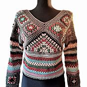 Одежда handmade. Livemaster - original item Jumpers: top with sleeves. Handmade.