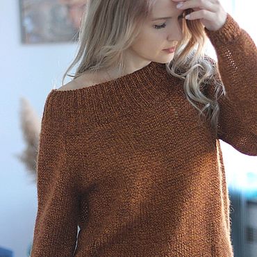 Одежда ручной работы. Ярмарка Мастеров - ручная работа Джемпер из мохера. Handmade.
