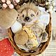 Ёжка Мухоморова, тедди ёжик. Тедди Зверята. teddy.toy.for.you. Интернет-магазин Ярмарка Мастеров.  Фото №2