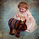 Слоник на колесиках. Мягкие игрушки. ArtMary. Ярмарка Мастеров.  Фото №4