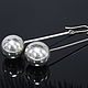 Silver Ball Earrings #5 Made of 925 Sterling Silver AN0016-1. Earrings. Sunny Silver. My Livemaster. Фото №5