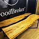Стол из слэба и эпоксидной смолы 200х90. Столы. WoodBroker. Ярмарка Мастеров.  Фото №5