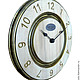 A wall clock. White beech. Old gold. Two. Watch. LogoClock. Online shopping on My Livemaster.  Фото №2