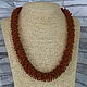 Necklace-harness made of beads ' Ginger', Necklace, Velikiy Novgorod,  Фото №1