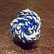 Сине-голубое кольцо-цветок, Кольца, Москва,  Фото №1