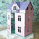 Кукольный дом для Барби  "Лена" лиловый. Doll houses. ArtDollhouses. Online shopping on My Livemaster.  Фото №2