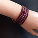The 'Wine of Love' bracelet is a grant and a ruby in gilding, Bead bracelet, Rostov-on-Don,  Фото №1