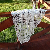 Для дома и интерьера handmade. Livemaster - original item White baby knitted blanket. Handmade.