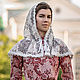 Неспадающий платок на Крещение в храм Ольга. Капоры. OLGA VLADIMIROVA. Ярмарка Мастеров.  Фото №4