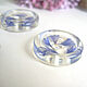 Transparent Buttons are Handmade from Resin Frozen Summer. Buttons. WonderLand. My Livemaster. Фото №4