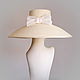 Шляпа летняя "Леди Грейс". Шляпы. Hats by 'Ariadne's thread' Atelier. Ярмарка Мастеров.  Фото №4