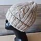 Шапка резинкой 2x2 с араном. Шапки. Натали Мэй_knitting. Интернет-магазин Ярмарка Мастеров.  Фото №2