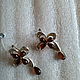 Earrings classic: ' JASMINE ' AMBER, 925 silver, Earrings, Ekaterinburg,  Фото №1