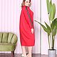  Red Neopren. Платья. Lera Samaryanova (moda-xxl-ru). Ярмарка Мастеров.  Фото №4