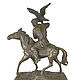 Охотник с соколом. Скульптуры. ARTs & CRAFTs. Ярмарка Мастеров.  Фото №4