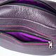 Purple bag with a long strap. Crossbody bag. uva. My Livemaster. Фото №6