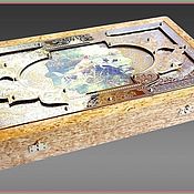 Активный отдых и развлечения handmade. Livemaster - original item Backgammon as a gift 
