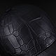 Заказать Бейсболка из натуральной кожи крокодила IMA0329B444. CrocShop товары из экзотической кожи. Ярмарка Мастеров. . Бейсболки Фото №3