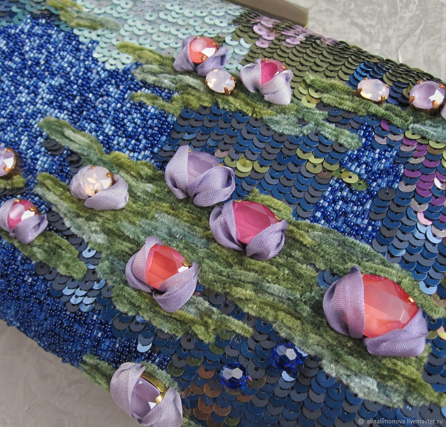 Evening Bag Water Lilies Online On Livemaster With Shipping Order Evening Bag Water Lilies Alina Limonova Livemaster