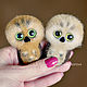 Felted Owl brooch, Brooches, Arkhangelsk,  Фото №1