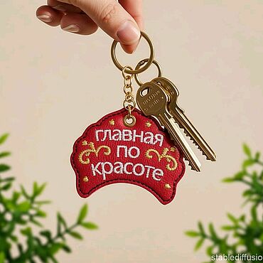 Сумки ручной работы. Ярмарка Мастеров - ручная работа Брелок/обвес на сумку/«Кокошник». Handmade.