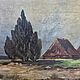 Винтаж: Картина винтаж, масло, подпись, 1900-е. Картины винтажные. Елена Вагнер (Antiq-Vintage). Ярмарка Мастеров.  Фото №9