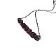 Silver mini Garnet necklace natural, 925 silver, Necklace, Moscow,  Фото №1