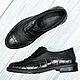 Order Brogues made of genuine crocodile leather and calfskin!. SHOES&BAGS. Livemaster. . Brogues Фото №3