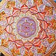 Seed of Life, Amber Mandala on Canvas. Pictures. veronika-suvorova-art. My Livemaster. Фото №5
