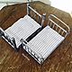 Dollhouse miniature for dolls and toys, miniature furniture and accessories for dolls doll furniture bed cot for dolls collectible miniature 1 to 12 minicad furniture for dolls
