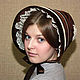 Velvet bonnet. Hats1. Gleamnight bespoke atelier. Online shopping on My Livemaster.  Фото №2