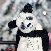 Куклы и игрушки handmade. Livemaster - original item Teddy Bear panda Heise collectible author teddy bear. Handmade.