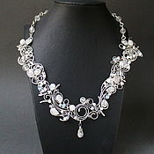 Украшения handmade. Livemaster - original item necklace silver stream ( option). Handmade.