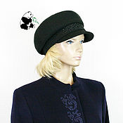 Аксессуары handmade. Livemaster - original item Stylish women`s cap cap made of cashmere.. Handmade.