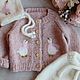  вязаный комплект для выписки. Комплект одежды для выписки. Plus_belles_modeles. Ярмарка Мастеров.  Фото №5