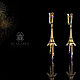 Серьги "Я люблю Париж" из золота. Серьги классические. SCARABEY jewelry. Интернет-магазин Ярмарка Мастеров.  Фото №2