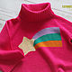 Заказать Свитер Мэйбл из Гравити Фолз "Комета"-3 (оверсайз, реглан). FAVORITE KNITWEAR (Наталья). Ярмарка Мастеров. . Свитеры и джемперы Фото №3