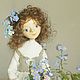 Forget-me-not dolls. Boudoir doll. KapustinaArt. Online shopping on My Livemaster.  Фото №2