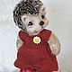 Teddy Hedgehog Daisy.13.5 cm, Teddy Toys, Kaliningrad,  Фото №1