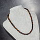 Beads with cut natural stones: tiger, bull and hawkeye. Beads2. naturalkavni. My Livemaster. Фото №5